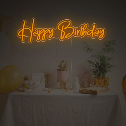Happy Birthday For Home Decor Led Neon Sign | Shineneon