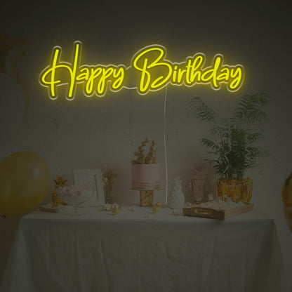 Happy Birthday For Home Decor Led Neon Sign | Shineneon