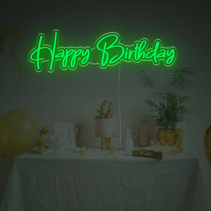 Happy Birthday For Home Decor Led Neon Sign | Shineneon