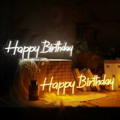 Happy Birthday Led Neon Sign For Wall Decor | Shineneon