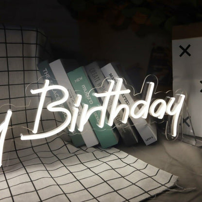 Happy Birthday Led Neon Sign For Wall Decor | Shineneon