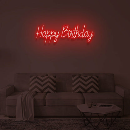Happy Birthday Led Neon Sign For Wall Decor For Wall Decor | Shineneon