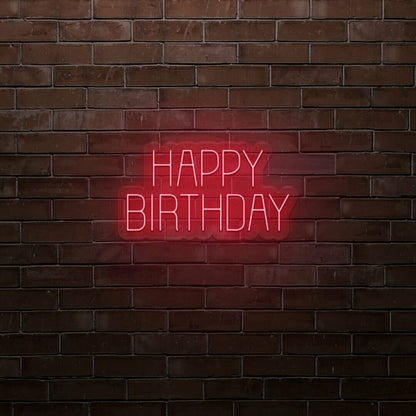 Happy Birthday Led Sign | Shineneon