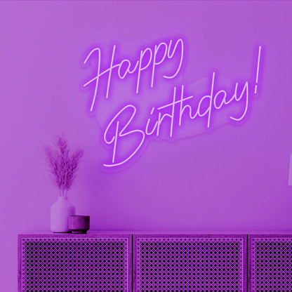Happy Birthday Neon Celebration Of Another Year | Shineneon