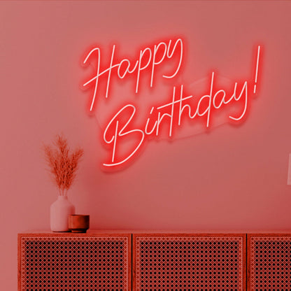 Happy Birthday Neon Celebration Of Another Year | Shineneon