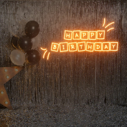 Happy Birthday Neon Light Signs Neon Sign | Shineneon