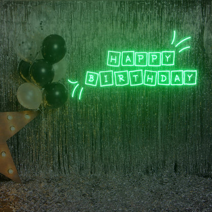 Happy Birthday Neon Light Signs Neon Sign | Shineneon