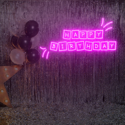 Happy Birthday Neon Light Signs Neon Sign | Shineneon