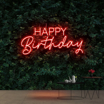 Happy Birthday Neon Sign For Birthday Celebrations | Shineneon
