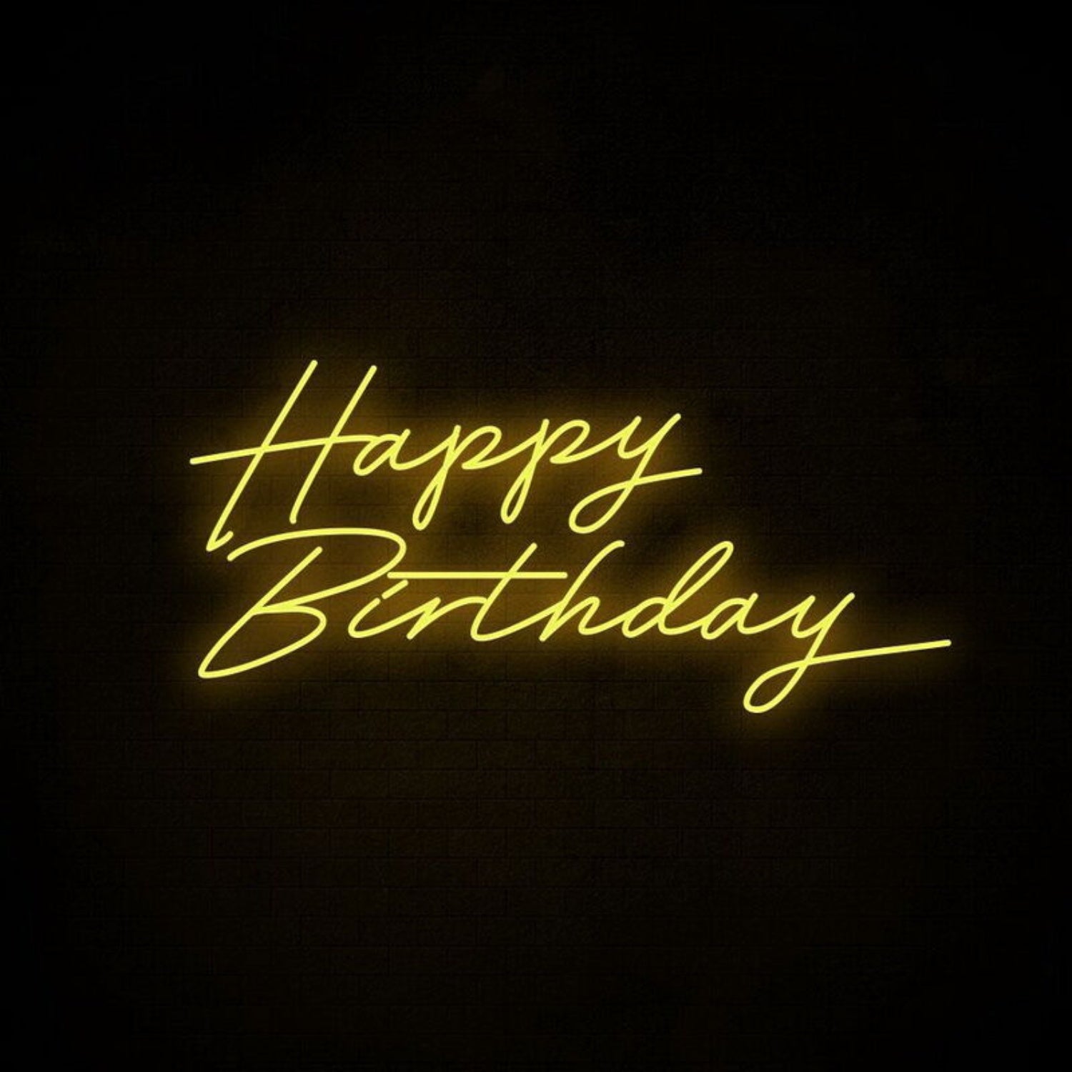 Happy Birthday Neon Sign For Celebratory Birthday Decor | Shineneon