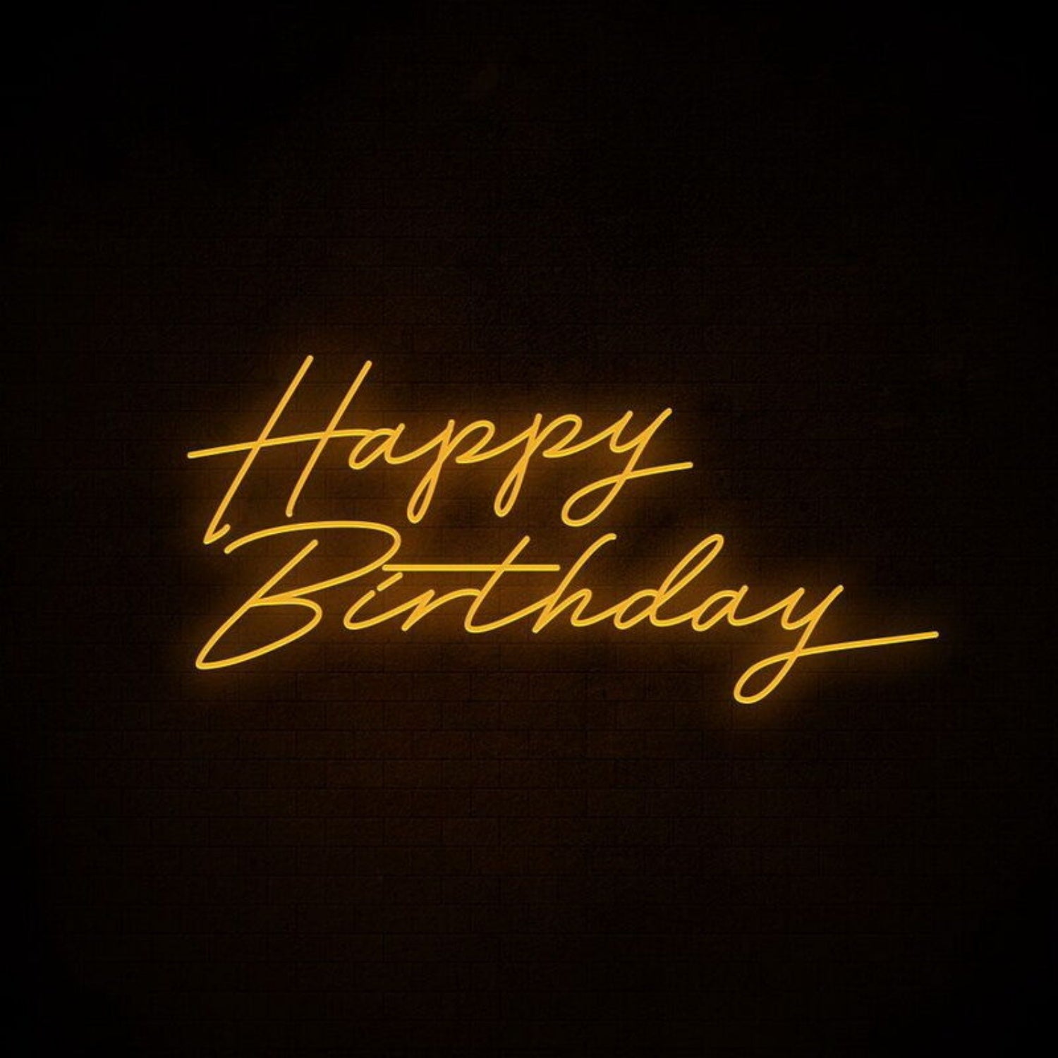 Happy Birthday Neon Sign For Celebratory Birthday Decor | Shineneon