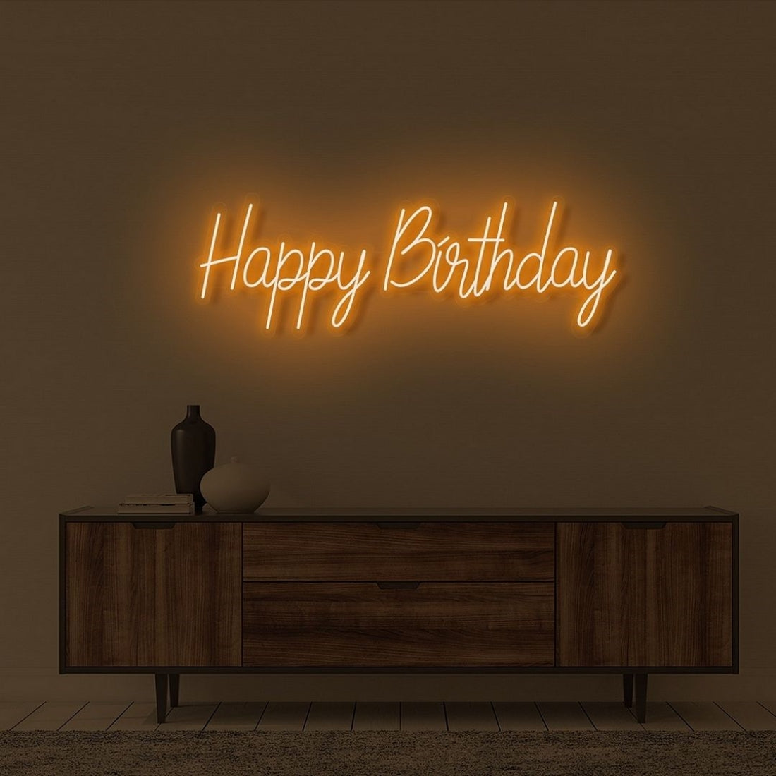 Happy Birthday Neon Sign Led Party Wall Sign