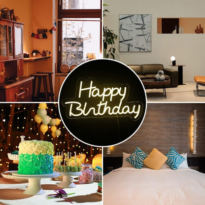 Happy Birthday Neon Sign Party Celebrations | Shineneon