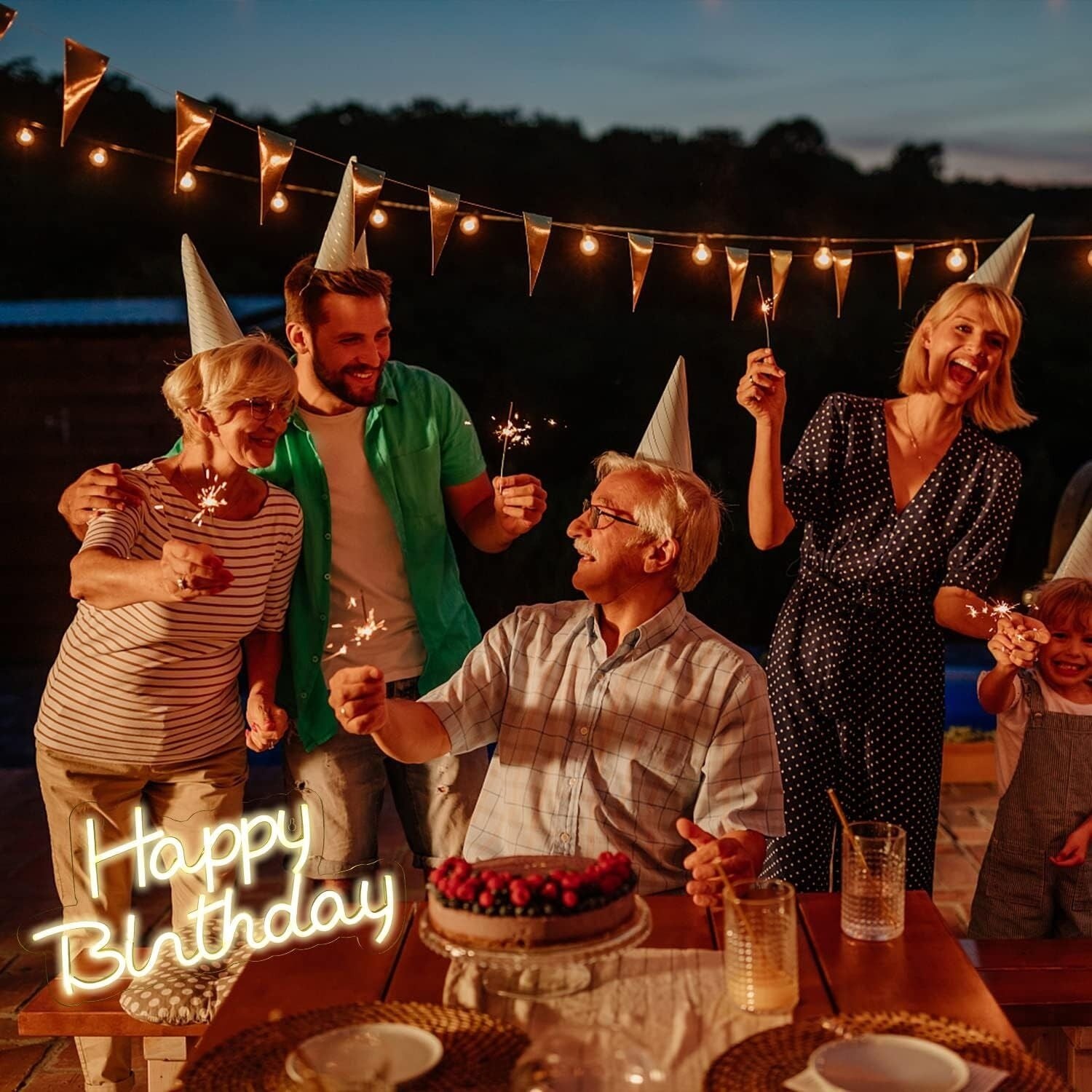 Happy Birthday Neon Sign Party Celebrations | Shineneon