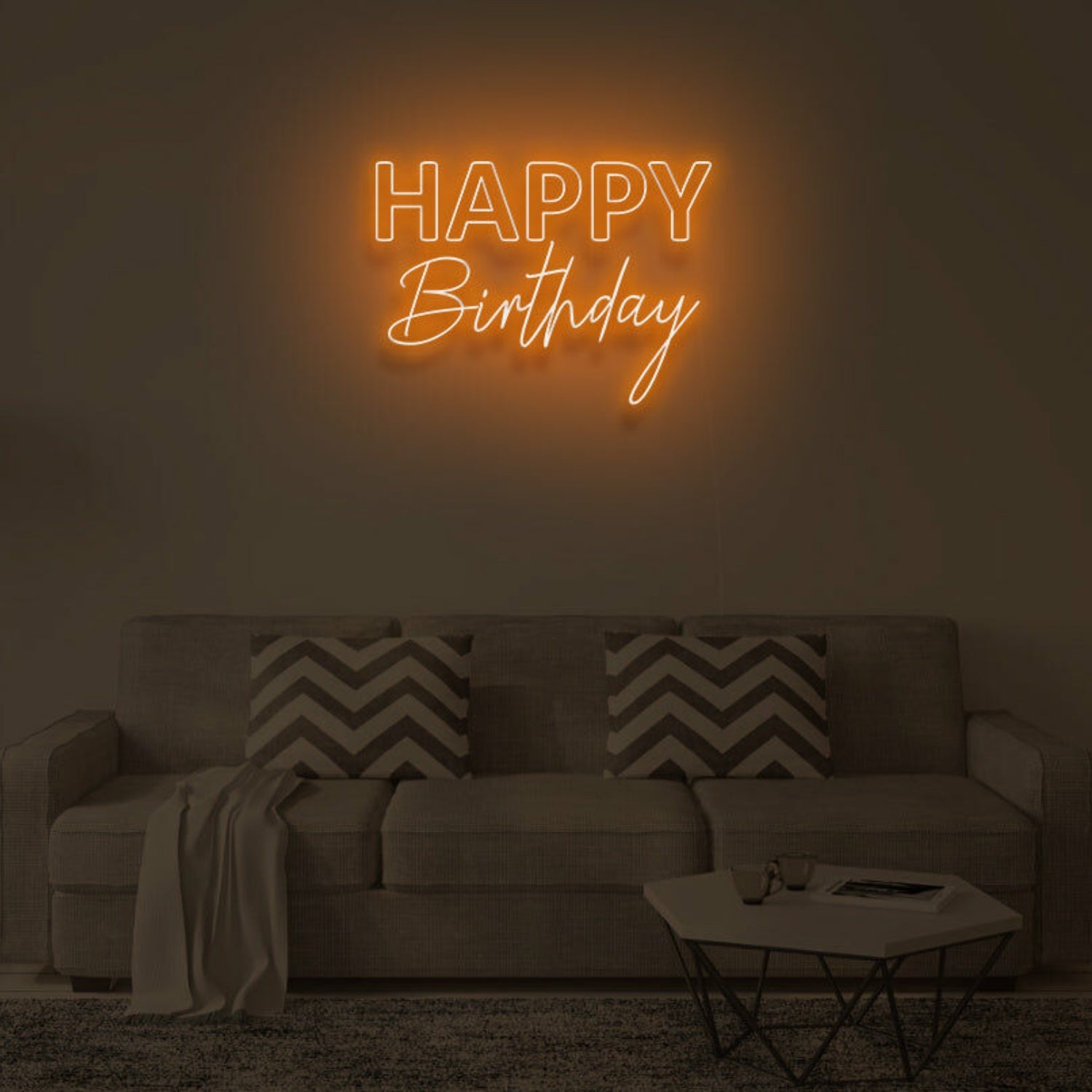 Happy Birthday V2 Led Neon Sign | Shineneon