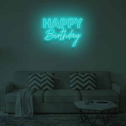Happy Birthday V2 Led Neon Sign | Shineneon
