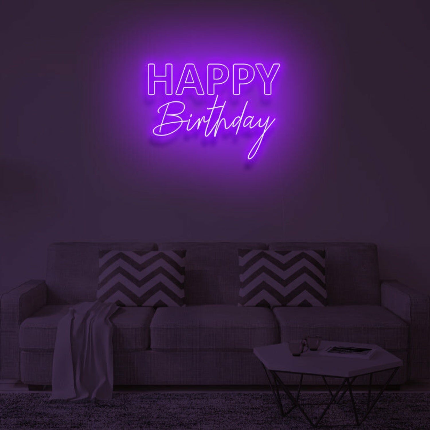Happy Birthday V2 Led Neon Sign | Shineneon