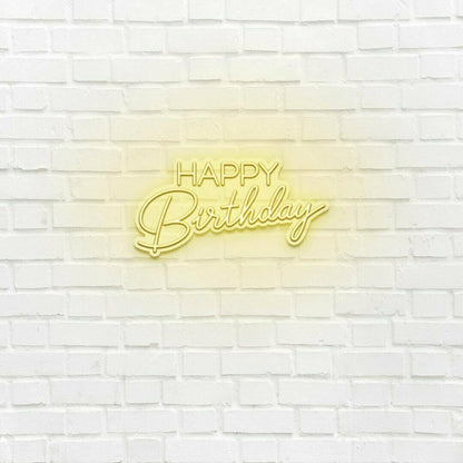 Happy Birthday V3 Led Neon Sign | Shineneon