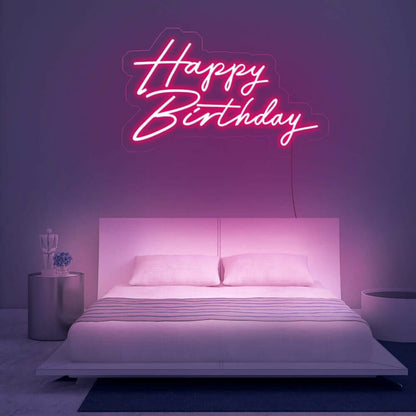 Happy Birthday V3 Neon Sign | Shineneon