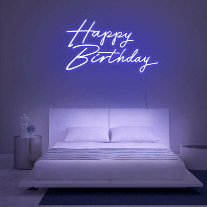 Happy Birthday V3 Neon Sign | Shineneon