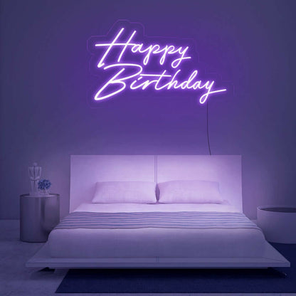 Happy Birthday V3 Neon Sign | Shineneon