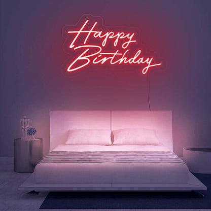 Happy Birthday V3 Neon Sign | Shineneon