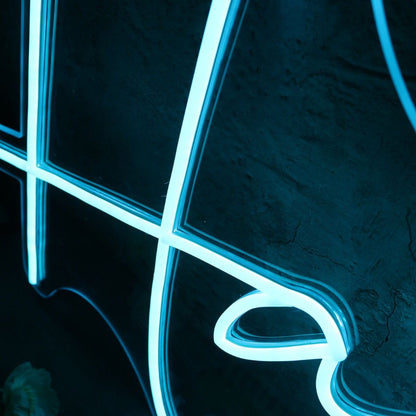 Happy Blue Custom Led Neon Sign - Shineneon