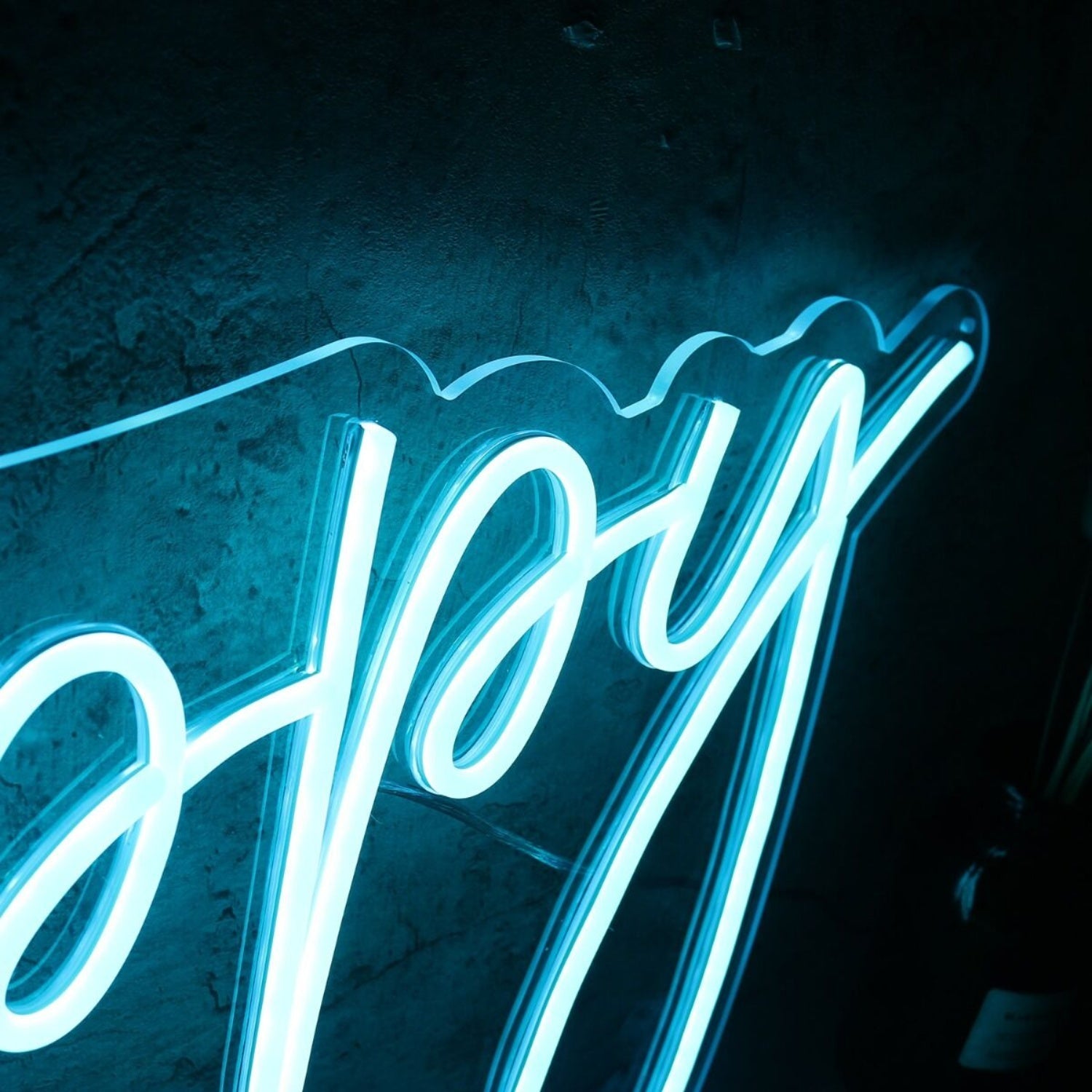 Happy Blue Custom Led Neon Sign - Shineneon