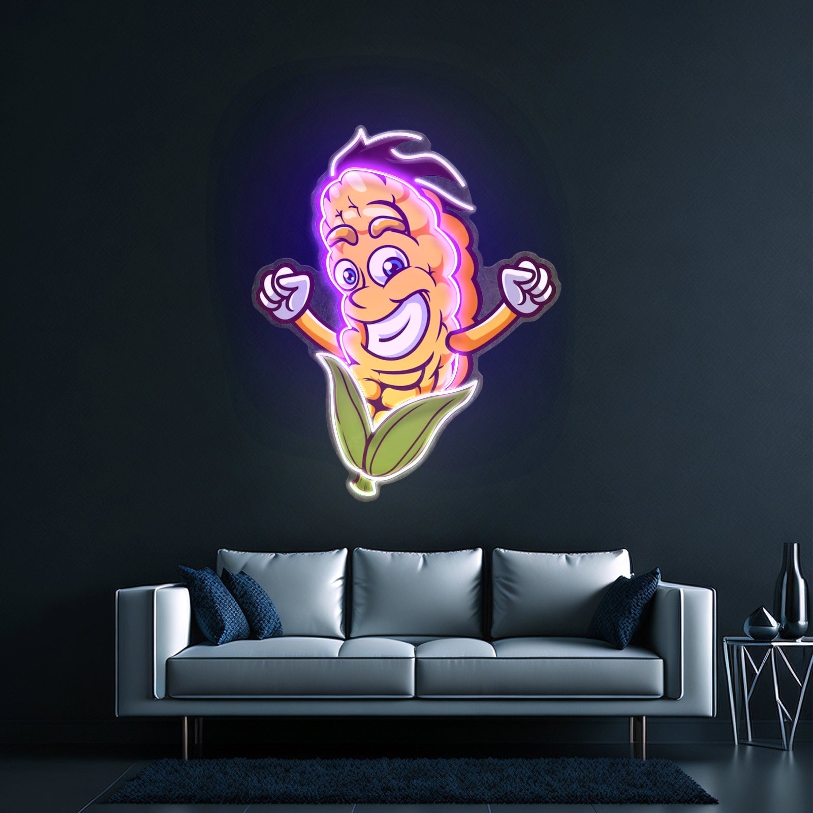 Happy Corn Led Neon Sign Light Custom Led Signs - Shineneon