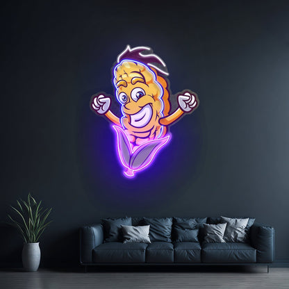 Happy Corn Led Neon Sign Light Custom Led Signs - Shineneon