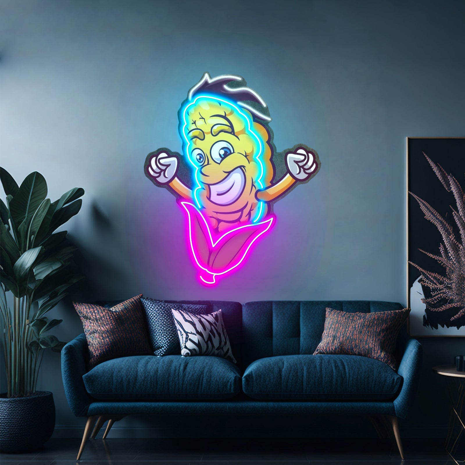 Happy Corn Led Neon Sign Light Custom Led Signs - Shineneon
