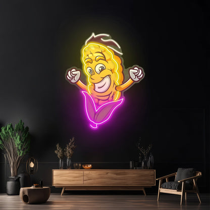 Happy Corn Led Neon Sign Light Custom Led Signs - Shineneon
