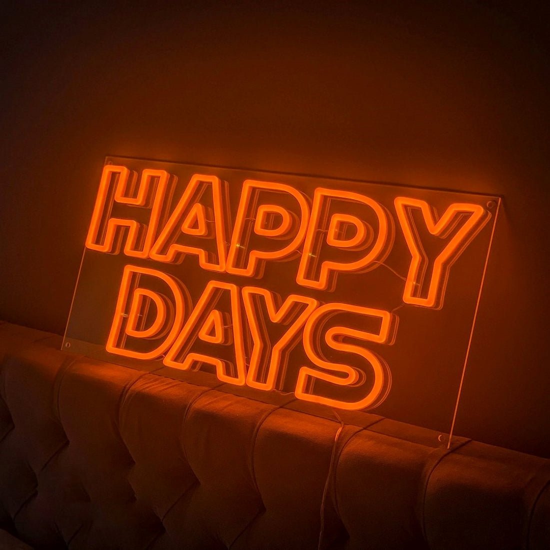 Happy Days Led Sign Business Neon Sign - Shineneon