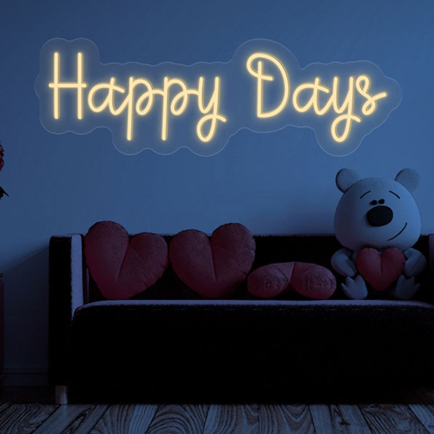 Happy Days Neon Sign Wall Art Decor | Shineneon