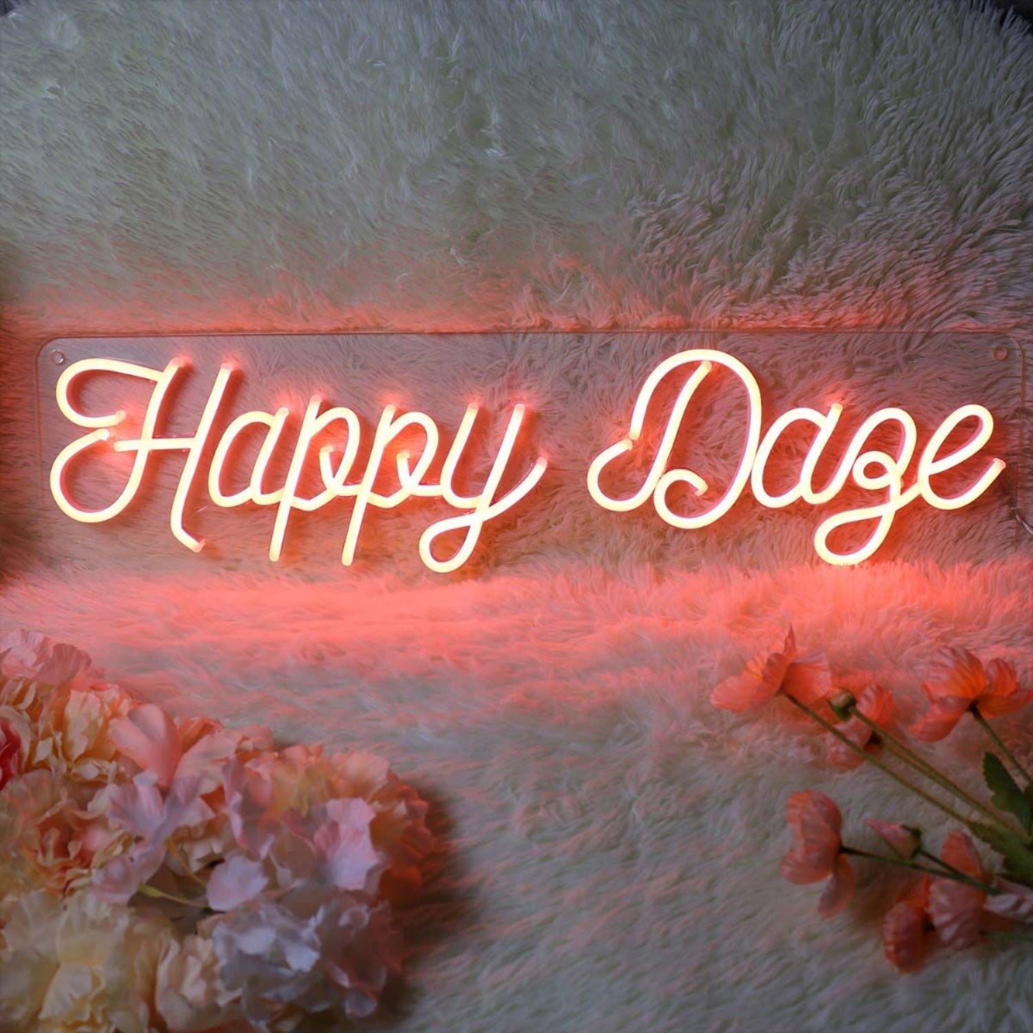 Happy Daze Red Led Neon Sign - Shineneon