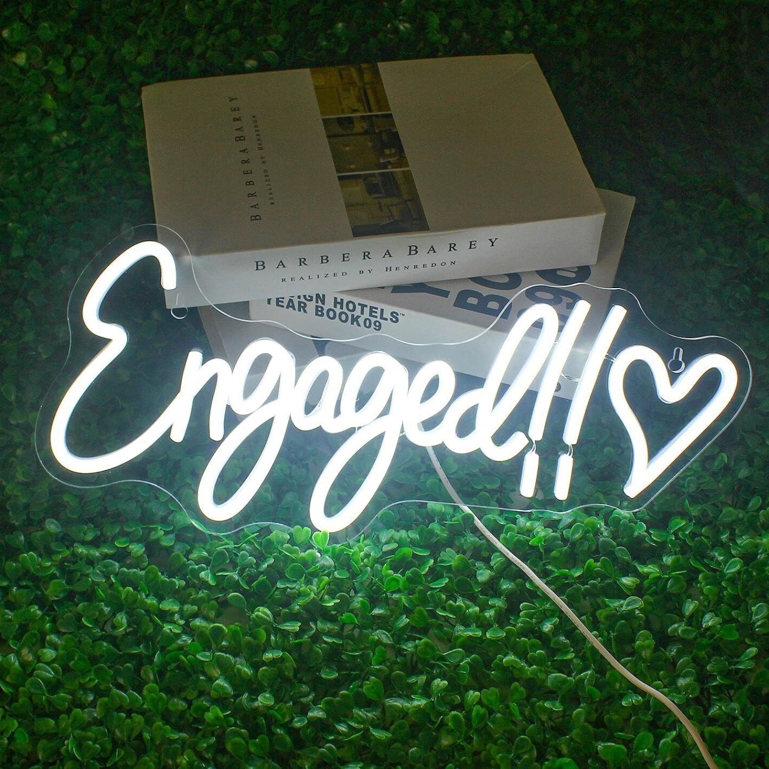 Happy Engaged Neon Sign Wedding Decor | Shineneon