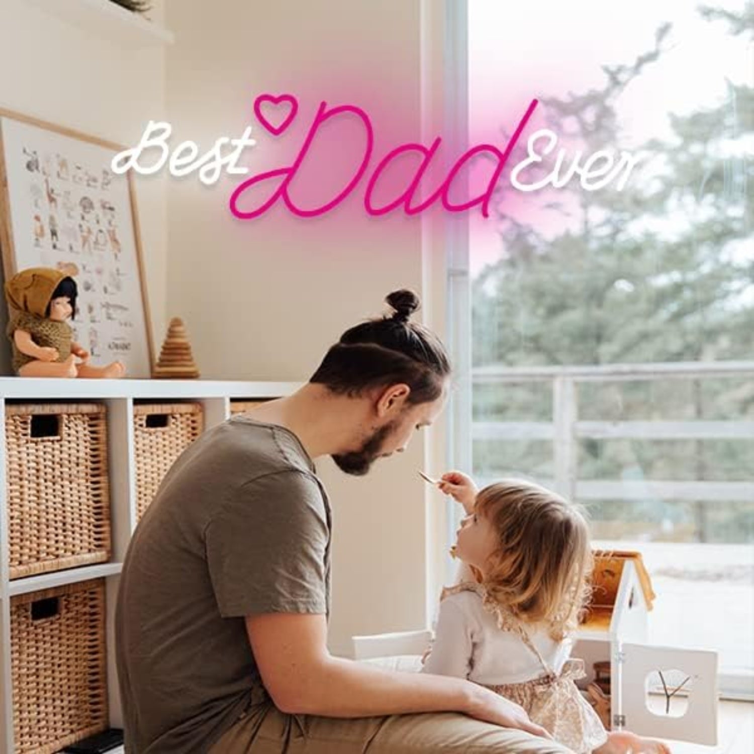 Happy Fathers Day Neon Sign For Dad Ever Sign | Shineneon