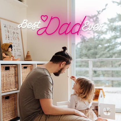 Happy Fathers Day Neon Sign For Dad Ever Sign | Shineneon