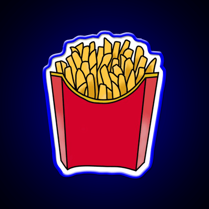 Happy Fry Day Fast Food Led Neon Sign For Burger Place Rgb Color - Shineneon