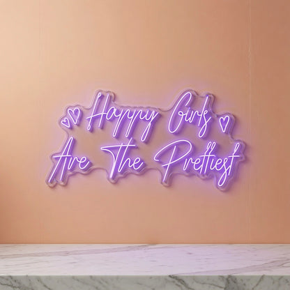 Happy Guys Are The Prettis LED Neon Sign - 01 Original Product Image