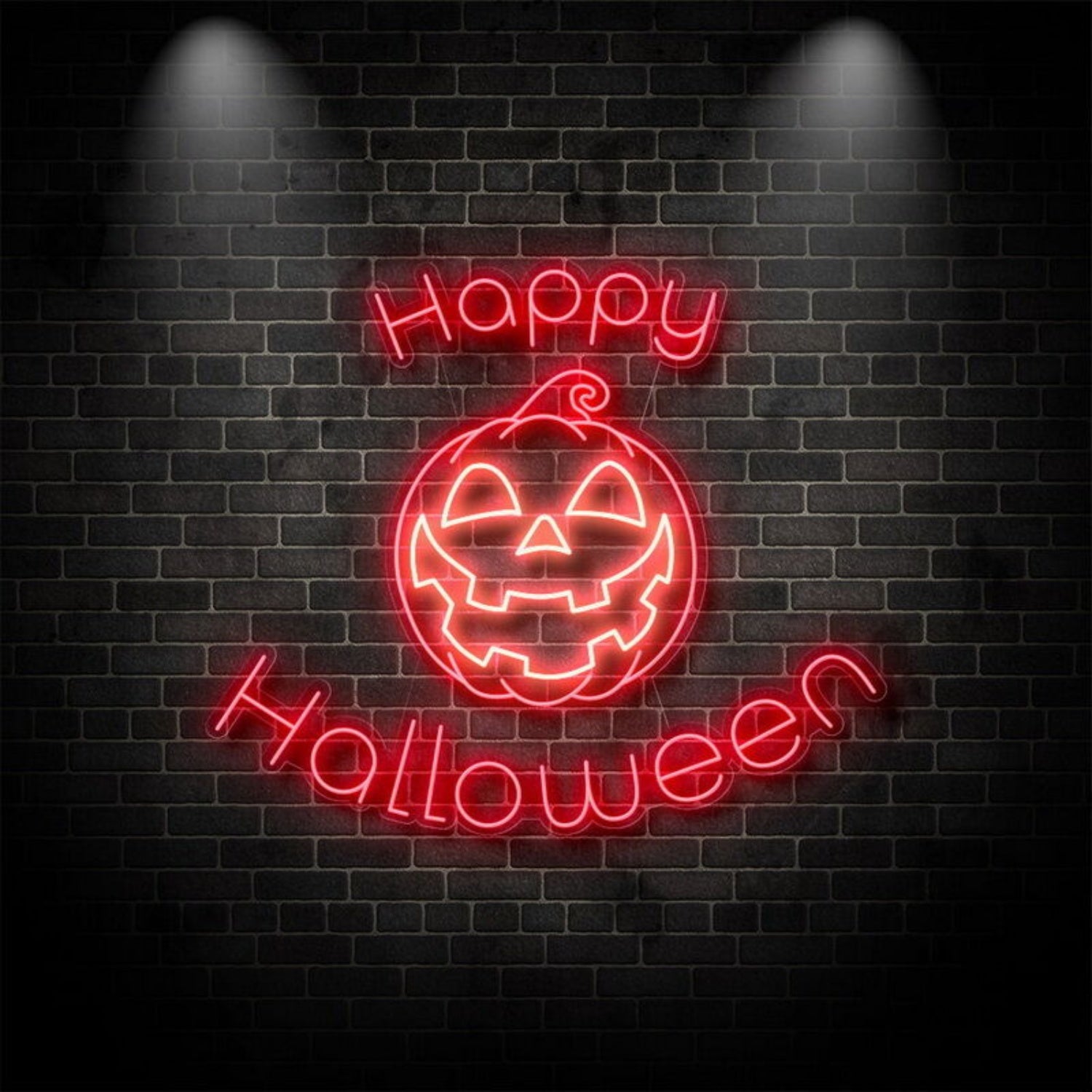 Happy Halloween With Pumpkin Neon Sign | Shineneon