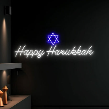 Happy Hanukkah Led Neon Sign For Home Decor | Shineneon