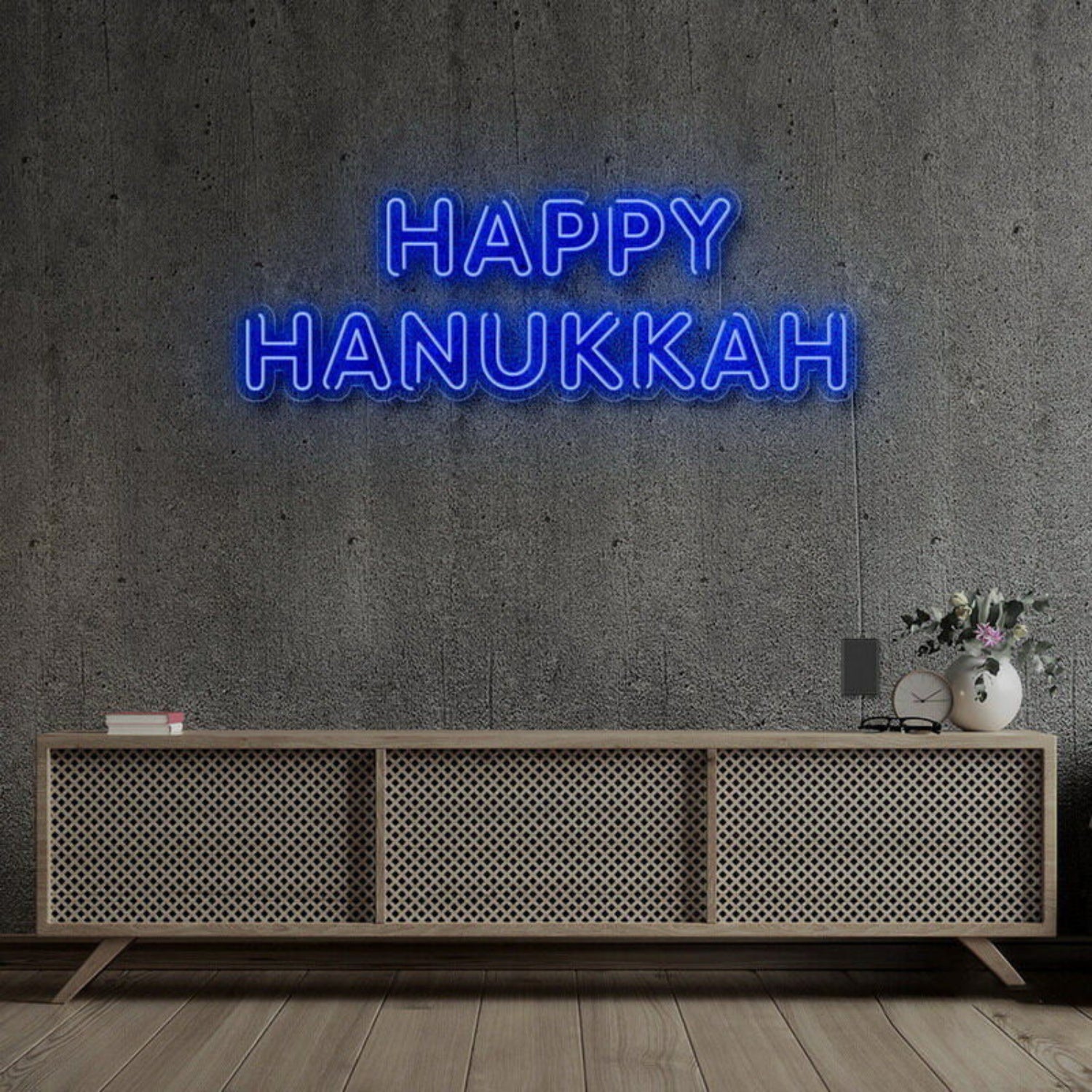 Happy Hanukkah Neon Sign | Shineneon