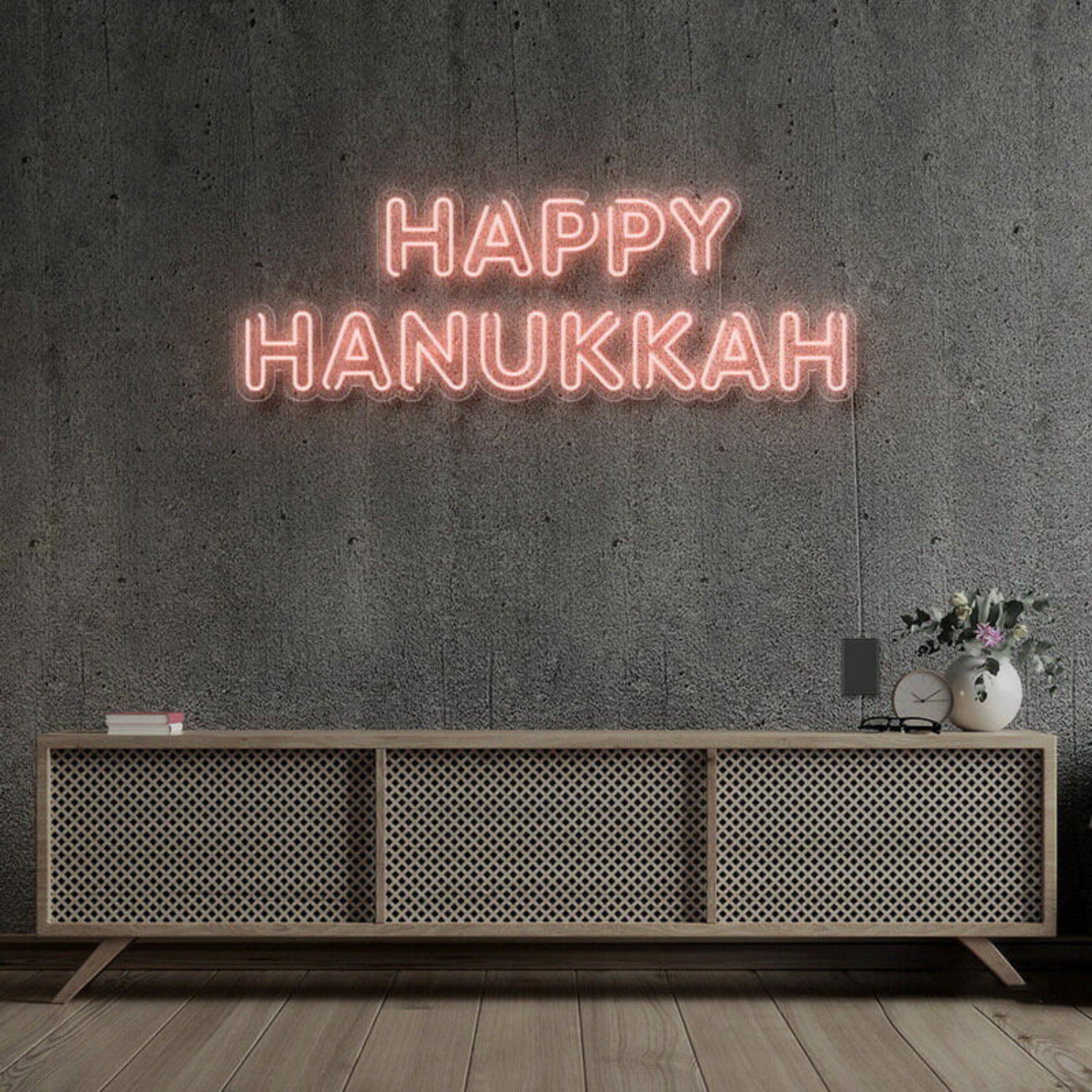 Happy Hanukkah Neon Sign | Shineneon