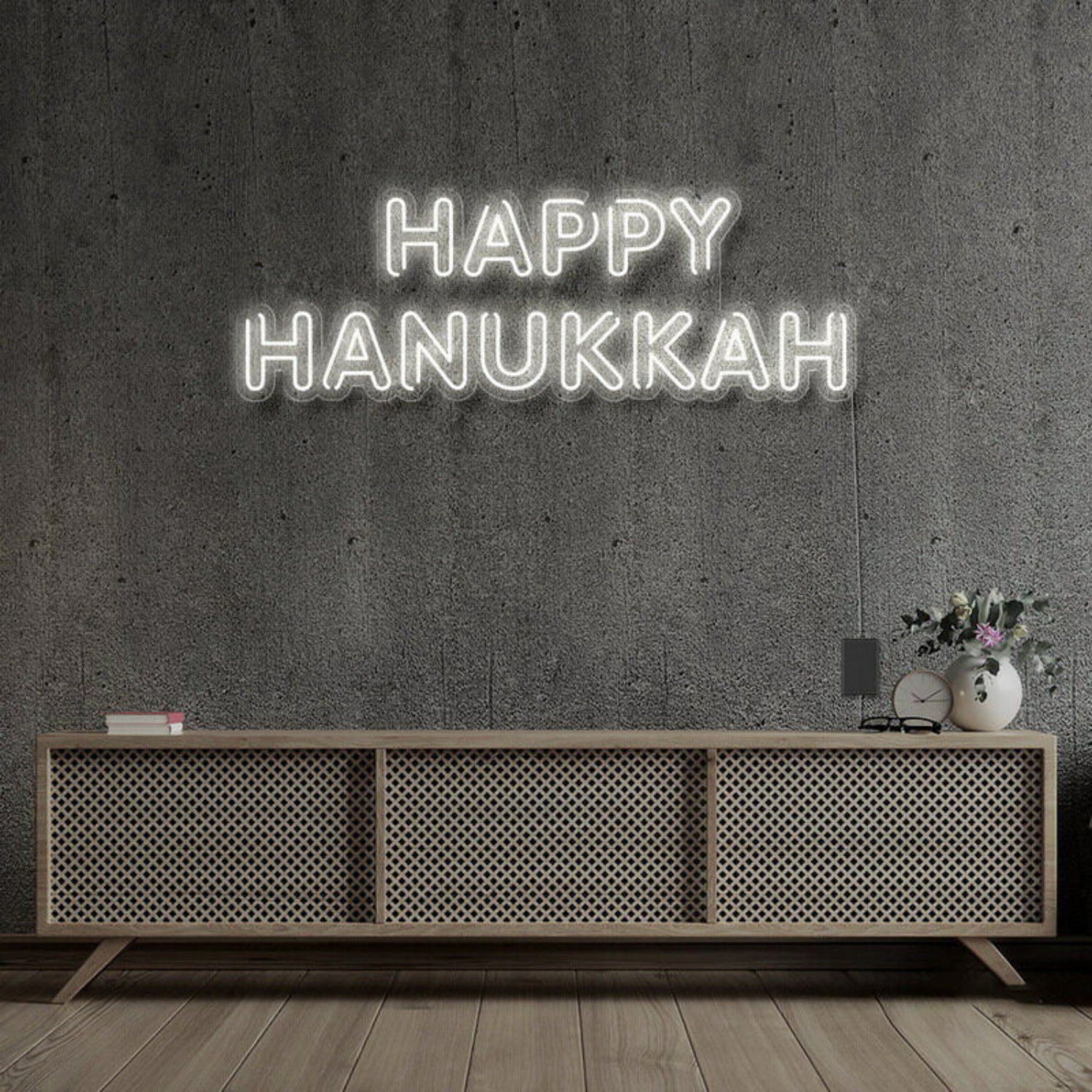Happy Hanukkah Neon Sign | Shineneon