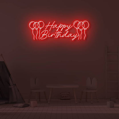 Happy Happy Birthday Led Neon Sign | Shineneon