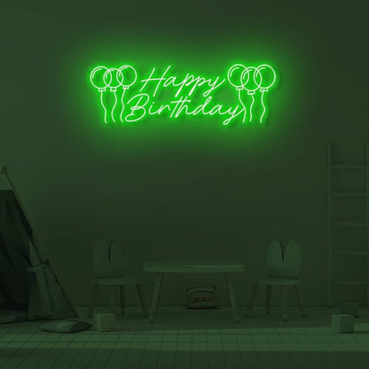 Happy Happy Birthday Led Neon Sign | Shineneon