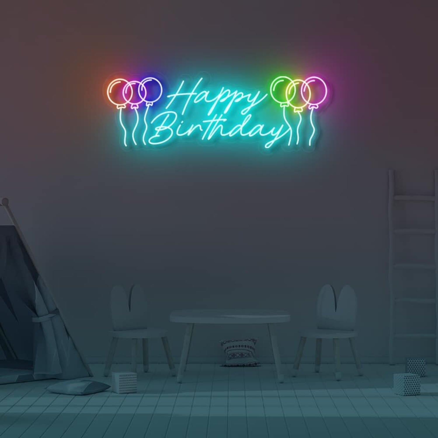 Happy Happy Birthday Led Neon Sign | Shineneon