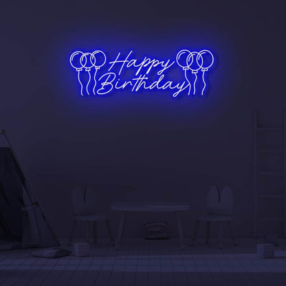 Happy Happy Birthday Led Neon Sign | Shineneon