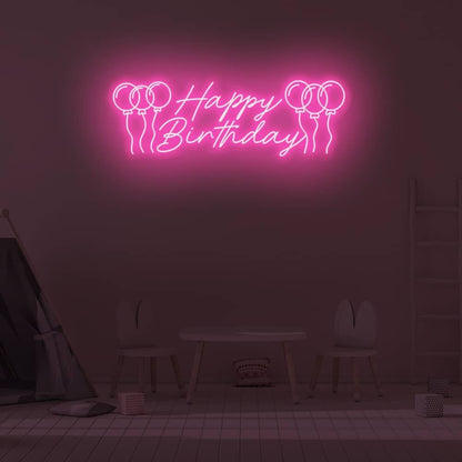 Happy Happy Birthday Led Neon Sign | Shineneon